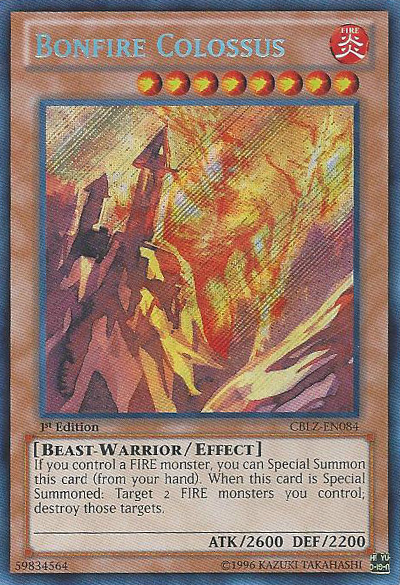 Bonfire Colossus [CBLZ-EN084] Secret Rare | Gam3 Escape