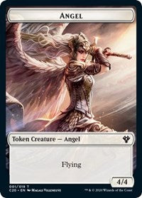 Angel // Elemental (010) Double-sided Token [Commander 2020 Tokens] | Gam3 Escape