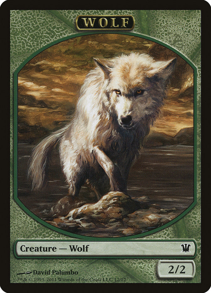 Wolf (12/12) [Innistrad Tokens] | Gam3 Escape
