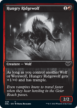Hungry Ridgewolf [Innistrad: Double Feature] | Gam3 Escape