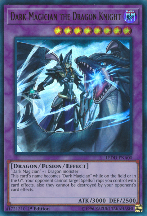 Dark Magician the Dragon Knight [LEDD-ENA00] Ultra Rare | Gam3 Escape