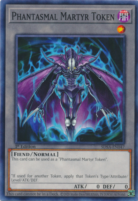 Phantasmal Martyr Token [SDSA-EN047] Common | Gam3 Escape