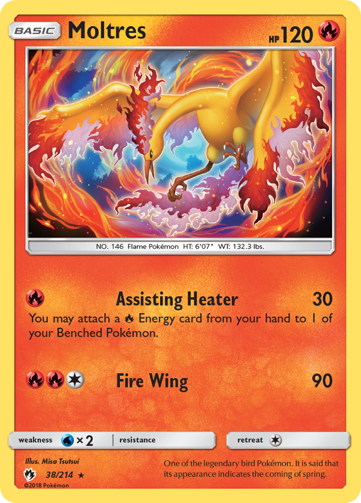 Moltres (38/214) [Sun & Moon: Lost Thunder] | Gam3 Escape