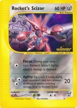 Rocket's Scizor (4) (Jumbo Card) [Best of Promos] | Gam3 Escape