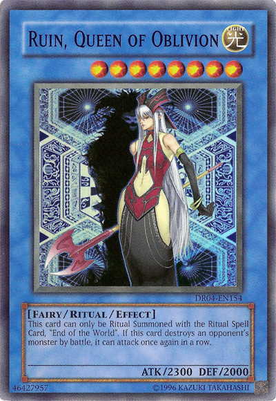 Ruin, Queen of Oblivion [DR04-EN154] Super Rare | Gam3 Escape