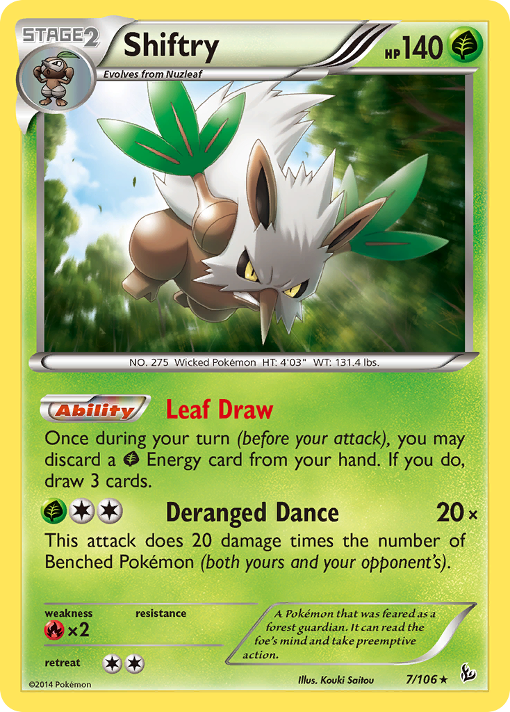 Shiftry (7/106) [XY: Flashfire] | Gam3 Escape