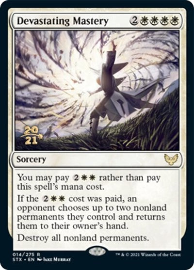 Devastating Mastery [Strixhaven: School of Mages Prerelease Promos] | Gam3 Escape