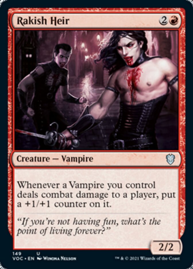 Rakish Heir [Innistrad: Crimson Vow Commander] | Gam3 Escape