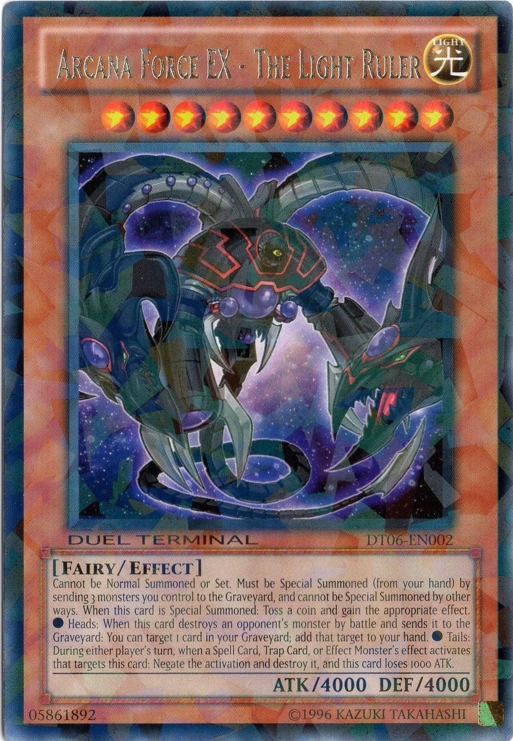 Arcana Force EX - The Light Ruler [DT06-EN002] Common | Gam3 Escape