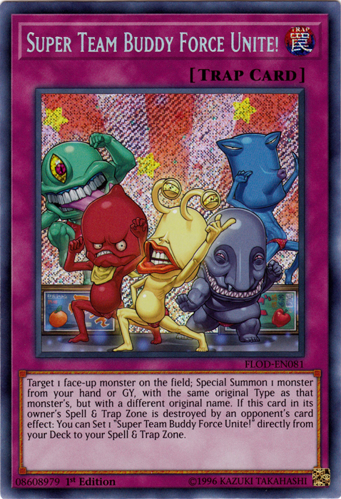 Super Team Buddy Force Unite! [FLOD-EN081] Secret Rare | Gam3 Escape