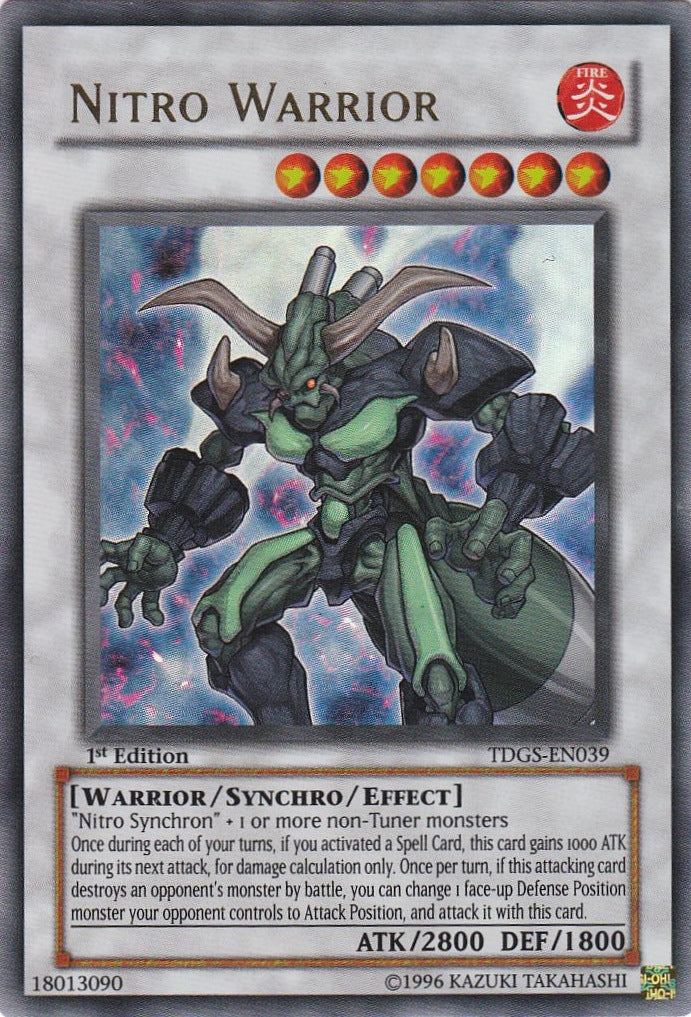 Nitro Warrior [TDGS-EN039] Ultra Rare | Gam3 Escape