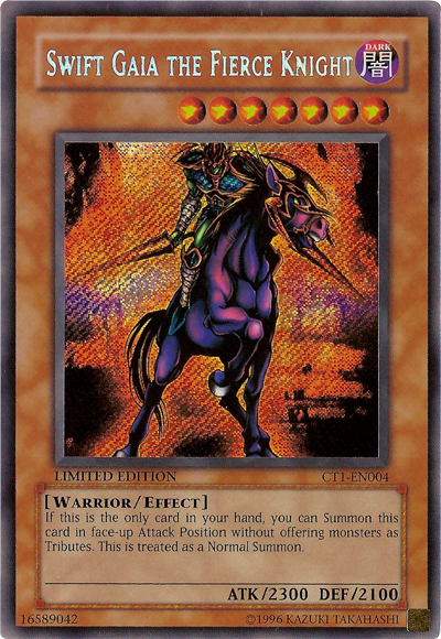 Swift Gaia the Fierce Knight [CT1-EN004] Secret Rare | Gam3 Escape