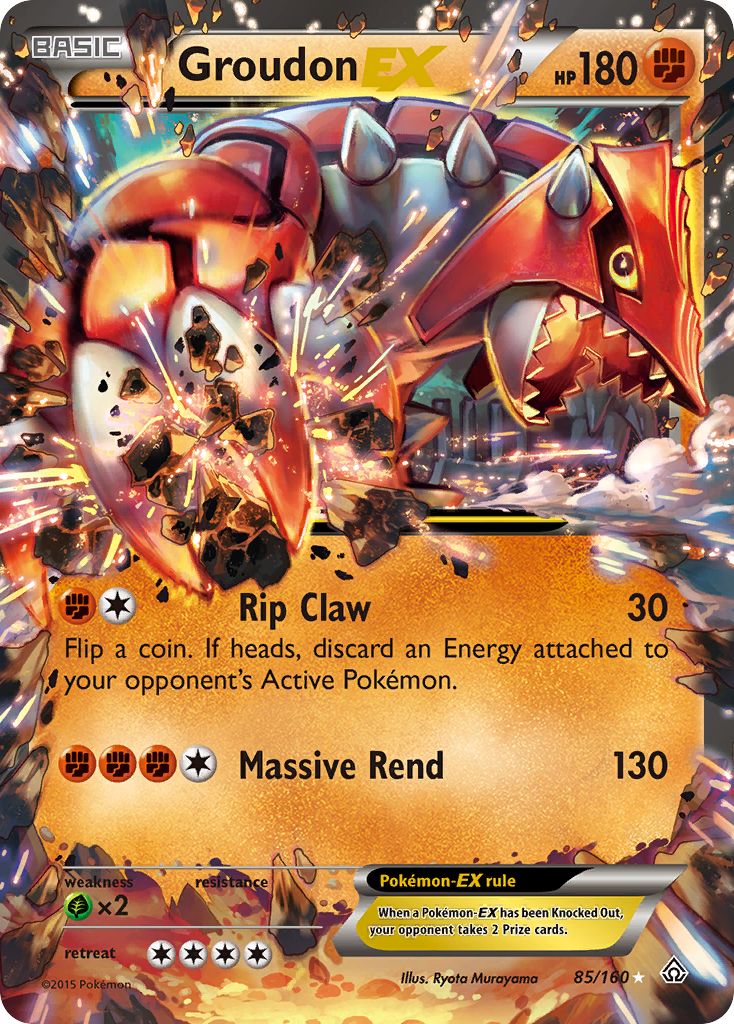 Groudon EX (85/160) [XY: Primal Clash] | Gam3 Escape