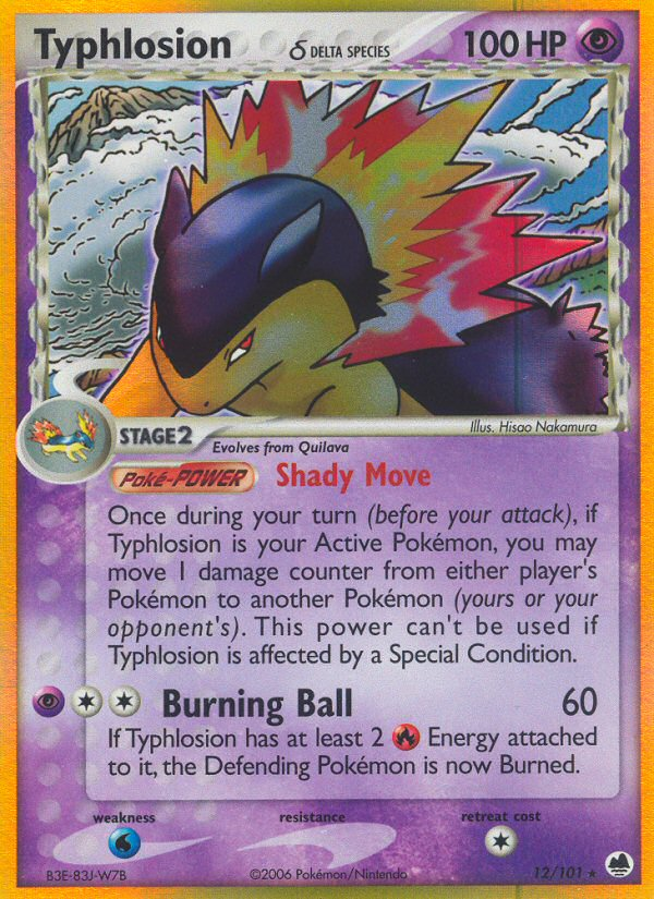 Typhlosion (12/101) (Delta Species) [EX: Dragon Frontiers] | Gam3 Escape