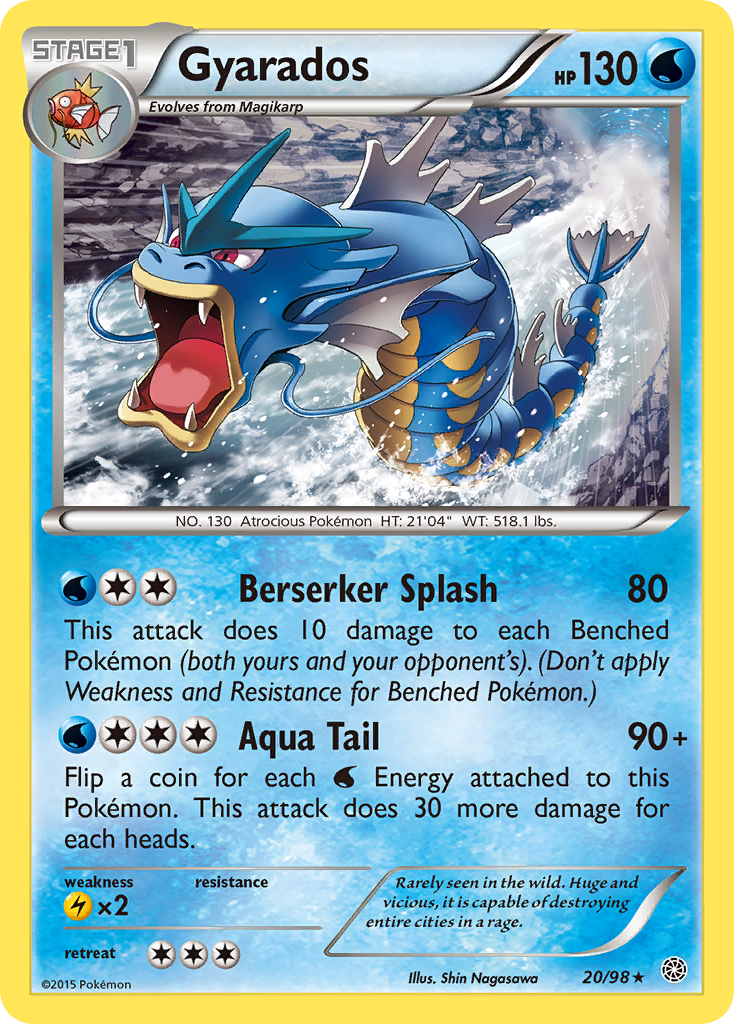 Gyarados (20/98) [XY: Ancient Origins] | Gam3 Escape