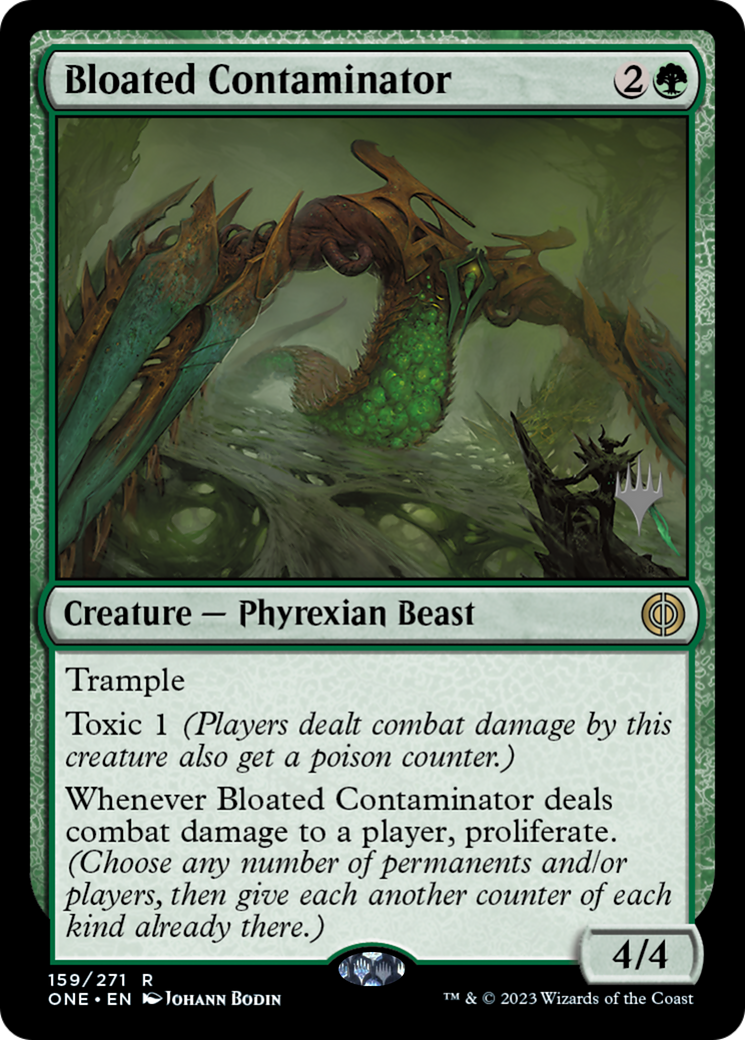 Bloated Contaminator (Promo Pack) [Phyrexia: All Will Be One Promos] | Gam3 Escape