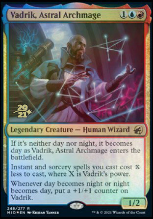 Vadrik, Astral Archmage [Innistrad: Midnight Hunt Prerelease Promos] | Gam3 Escape