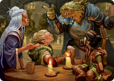 You Meet in a Tavern Art Card [Dungeons & Dragons: Adventures in the Forgotten Realms Art Series] | Gam3 Escape