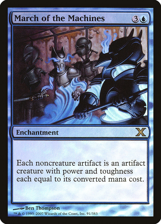 March of the Machines (Premium Foil) [Tenth Edition] | Gam3 Escape