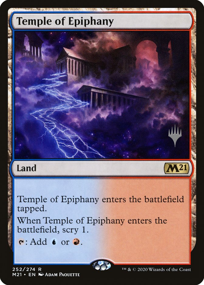 Temple of Epiphany (Promo Pack) [Core Set 2021 Promos] | Gam3 Escape