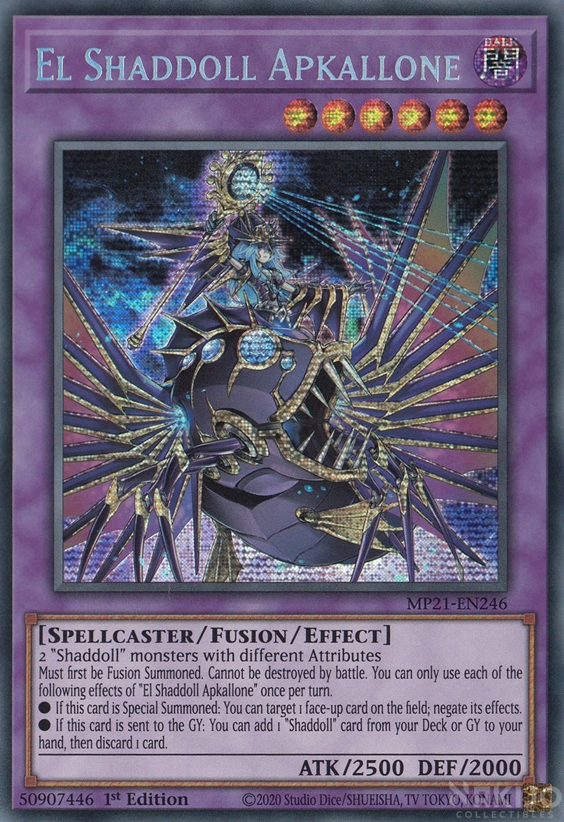 El Shaddoll Apkallone [MP21-EN246] Prismatic Secret Rare | Gam3 Escape