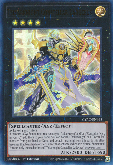 Tellarknight Constellar Caduceus [CYAC-EN045] Ultra Rare | Gam3 Escape