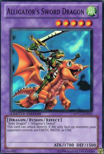 Alligator's Sword Dragon [WP11-EN015] Super Rare | Gam3 Escape