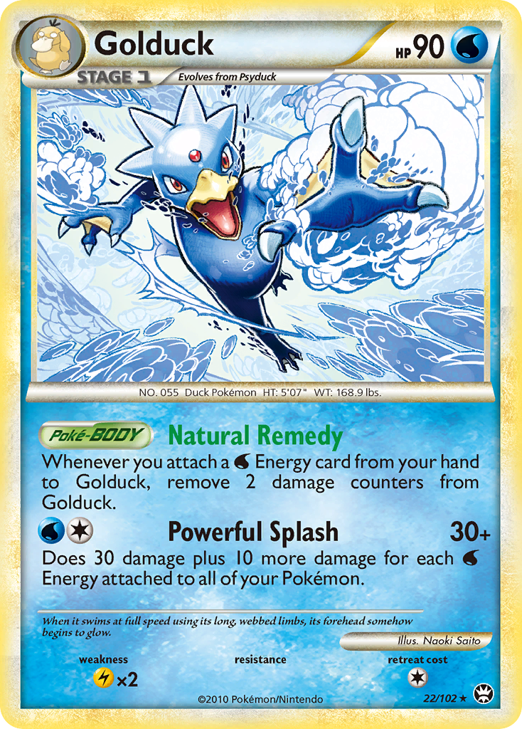 Golduck (22/102) [HeartGold & SoulSilver: Triumphant] | Gam3 Escape