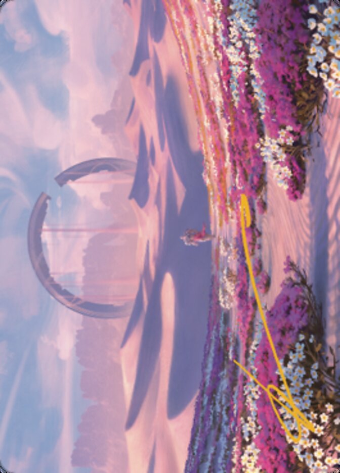 Plains Art Card 2 (Gold-Stamped Signature) [Dominaria United Art Series] | Gam3 Escape