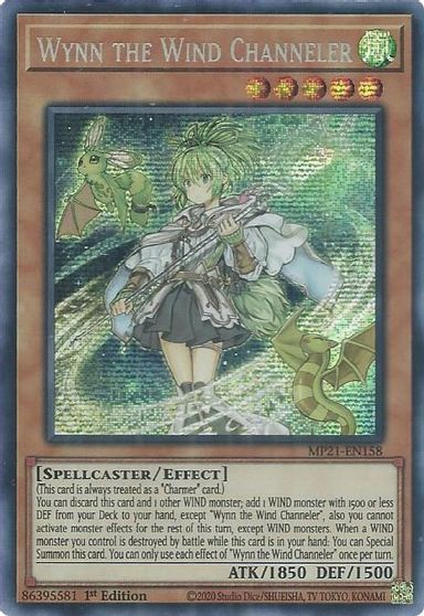 Wynn the Wind Channeler [MP21-EN158] Prismatic Secret Rare | Gam3 Escape