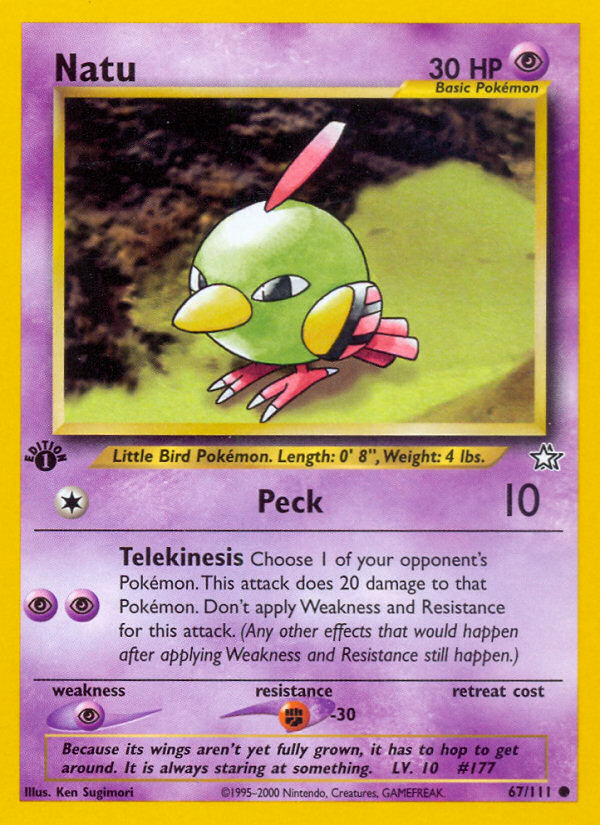 Natu (67/111) [Neo Genesis 1st Edition] | Gam3 Escape