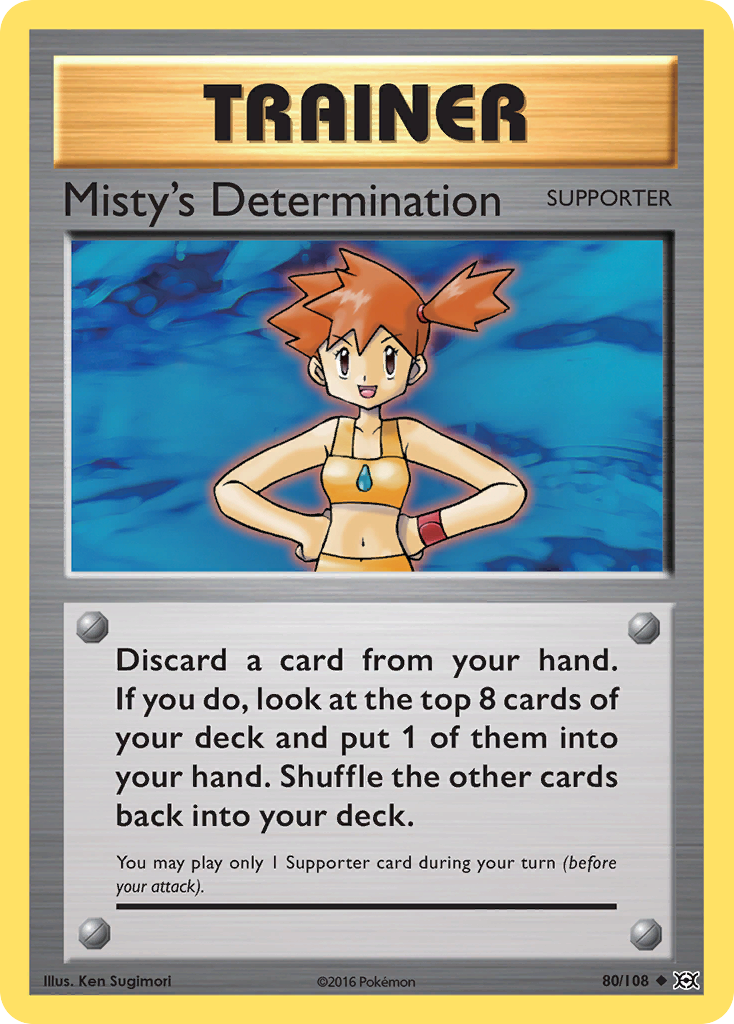 Misty's Determination (80/108) [XY: Evolutions] | Gam3 Escape