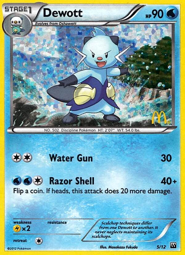 Dewott (5/12) [McDonald's Promos: 2012 Collection] | Gam3 Escape