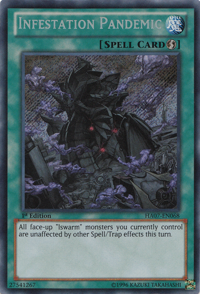 Infestation Pandemic [HA07-EN068] Secret Rare | Gam3 Escape