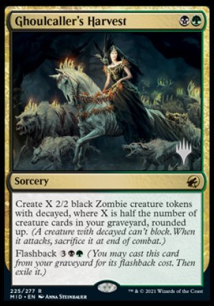 Ghoulcaller's Harvest (Promo Pack) [Innistrad: Midnight Hunt Promos] | Gam3 Escape