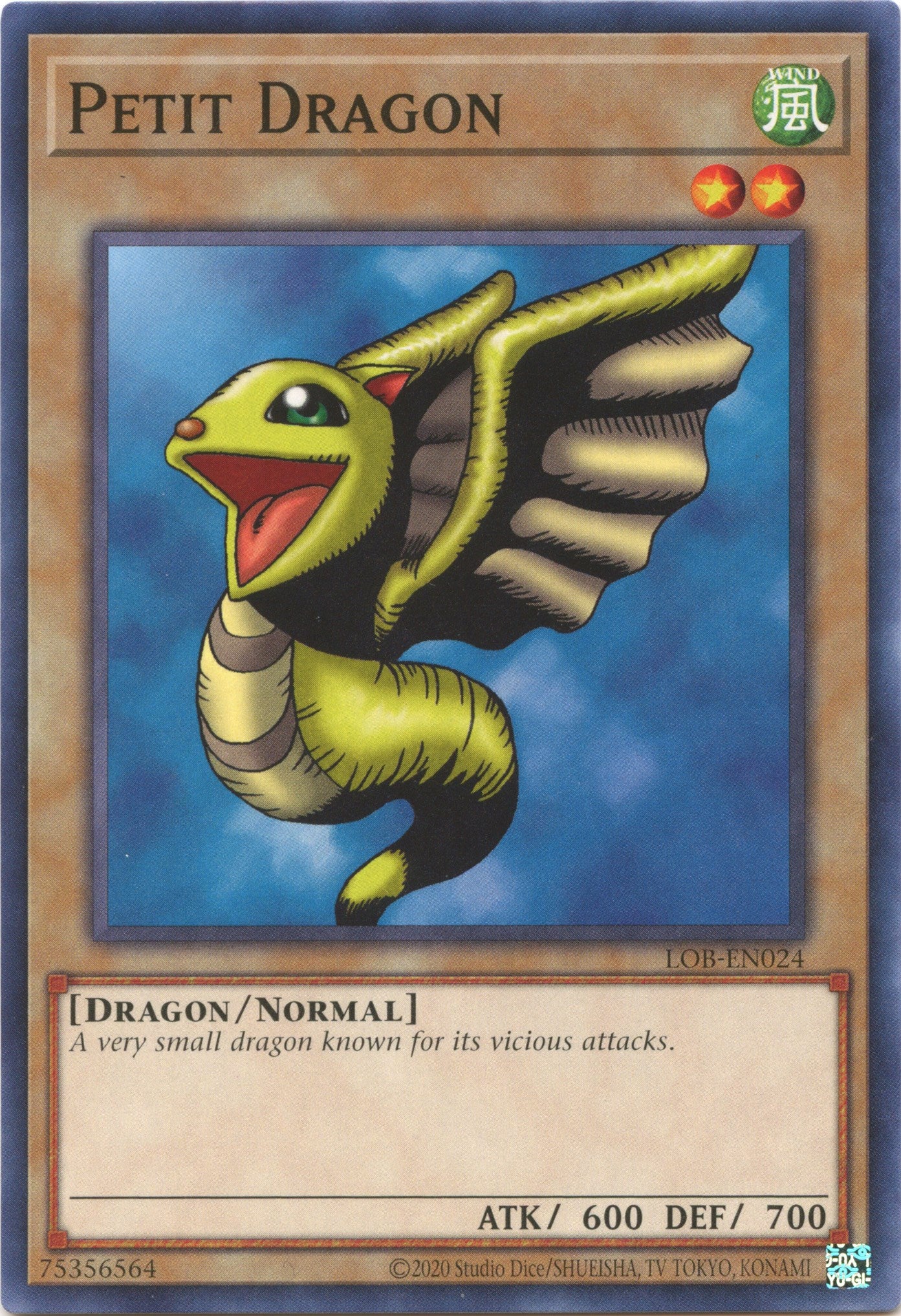 Petit Dragon (25th Anniversary) [LOB-EN024] Common | Gam3 Escape