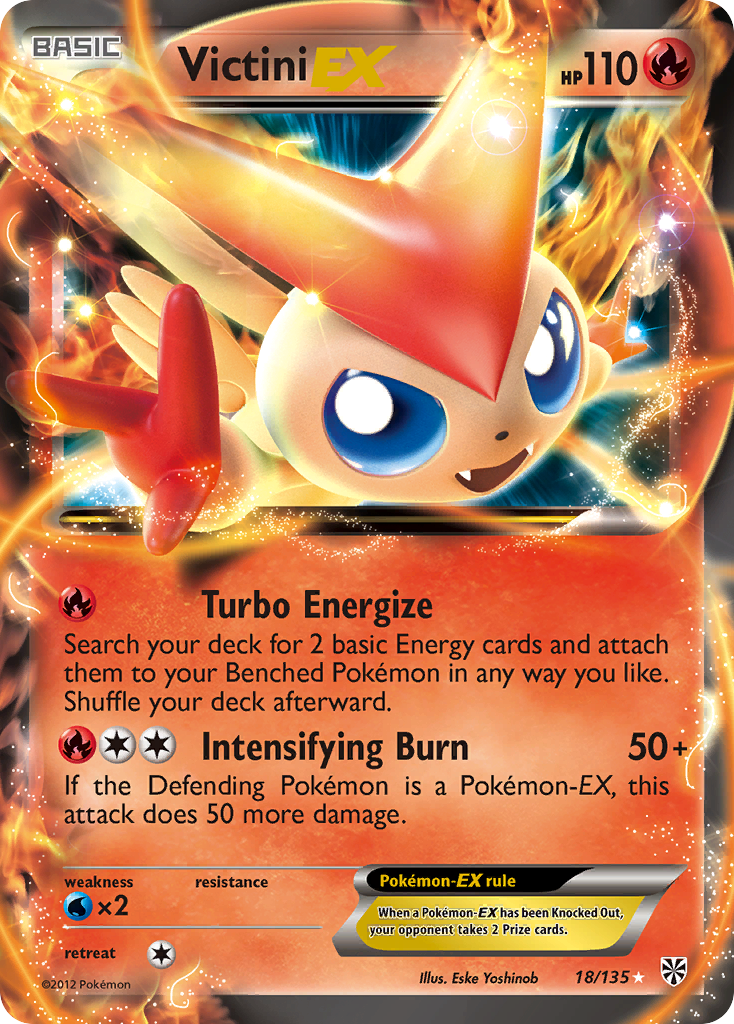 Victini EX (18/135) [Black & White: Plasma Storm] | Gam3 Escape