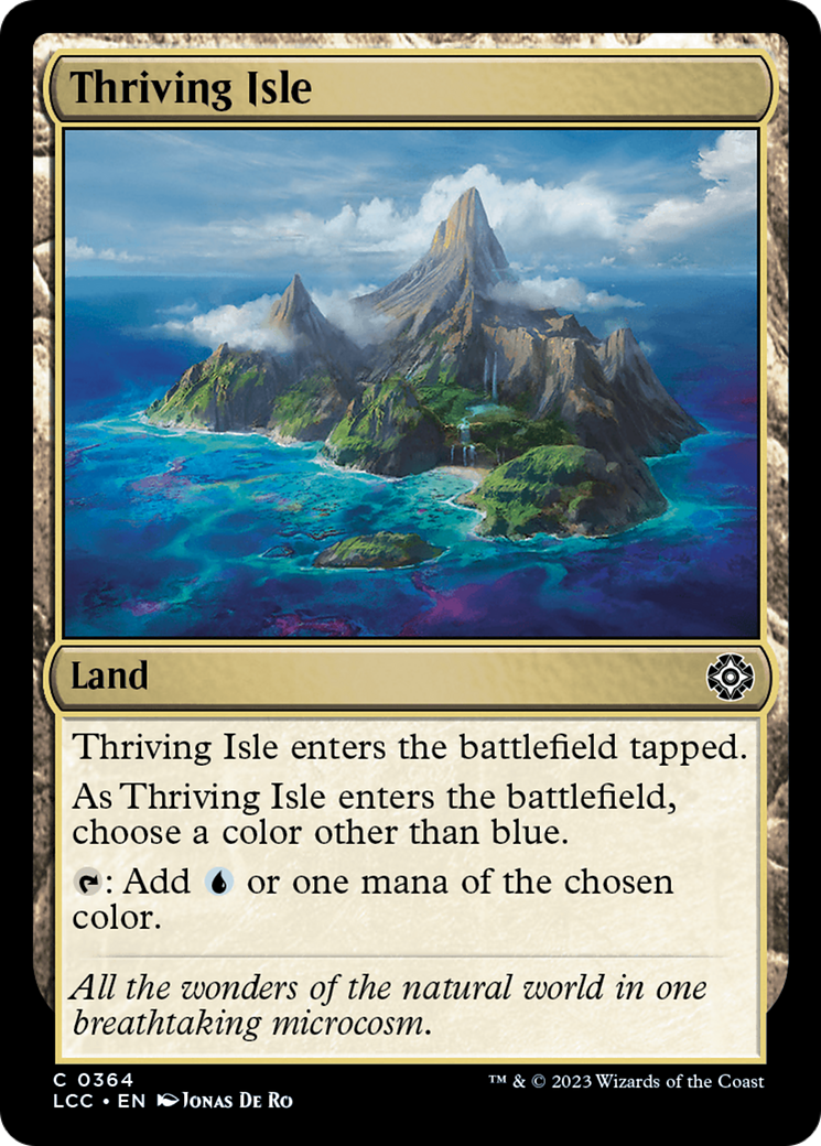 Thriving Isle [The Lost Caverns of Ixalan Commander] | Gam3 Escape