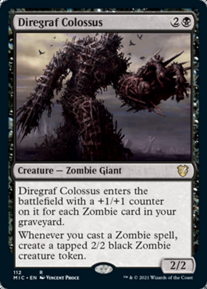 Diregraf Colossus [Innistrad: Midnight Hunt Commander] | Gam3 Escape