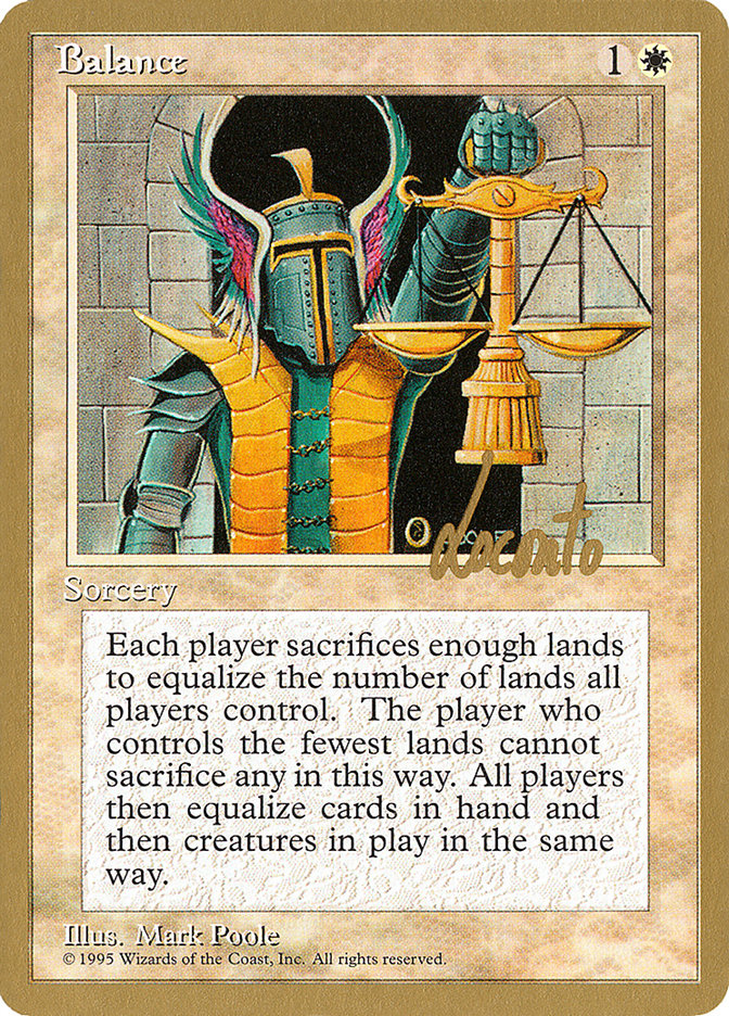 Balance (Michael Loconto) [Pro Tour Collector Set] | Gam3 Escape