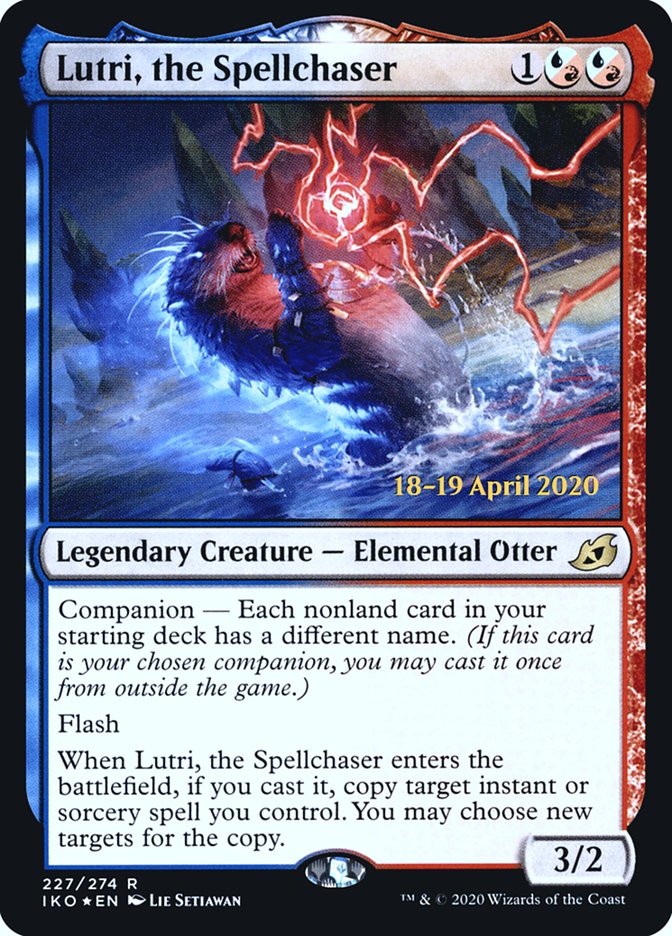 Lutri, the Spellchaser  [Ikoria: Lair of Behemoths Prerelease Promos] | Gam3 Escape