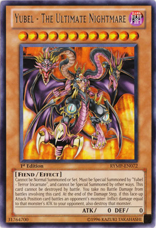 yugioh yubel card Yubel - 1st Edition - Rare Foil - Yugioh Dark Monster