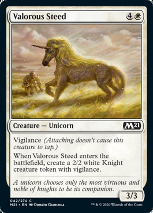 Valorous Steed [Core Set 2021] | Gam3 Escape