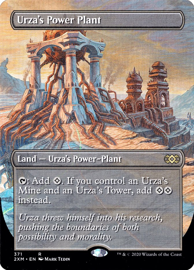 Urza's Power Plant (Borderless) [Double Masters] | Gam3 Escape