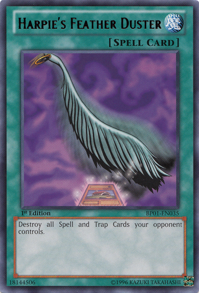 Harpie's Feather Duster [BP01-EN035] Rare | Gam3 Escape