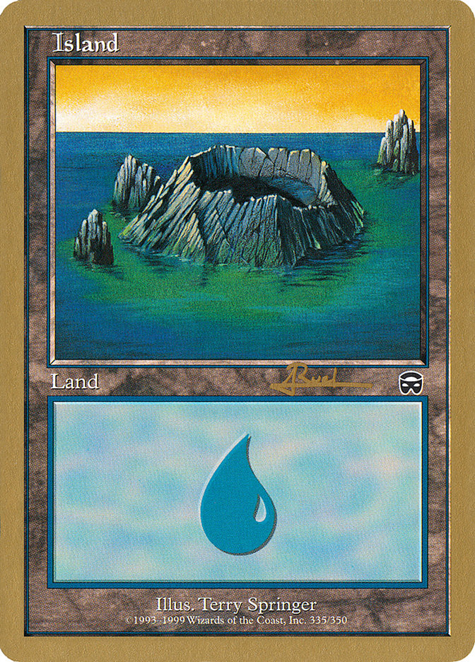 Island (335) (Antoine Ruel) [World Championship Decks 2001] | Gam3 Escape