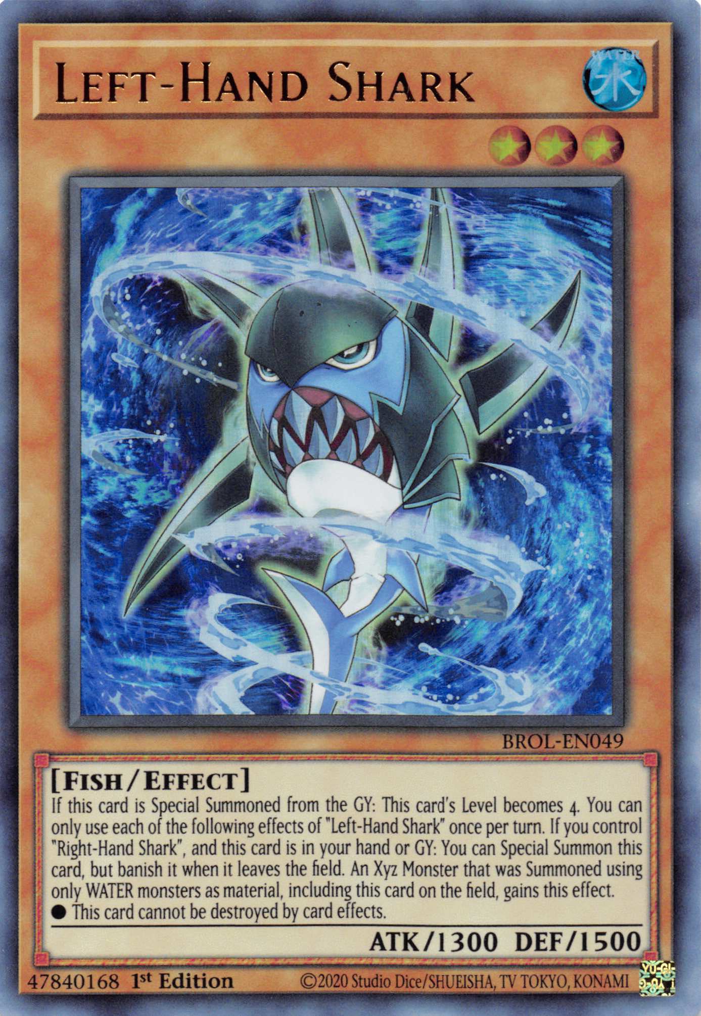 Left-Hand Shark [BROL-EN049] Ultra Rare | Gam3 Escape