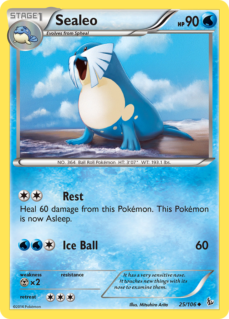 Sealeo (25/106) [XY: Flashfire] | Gam3 Escape