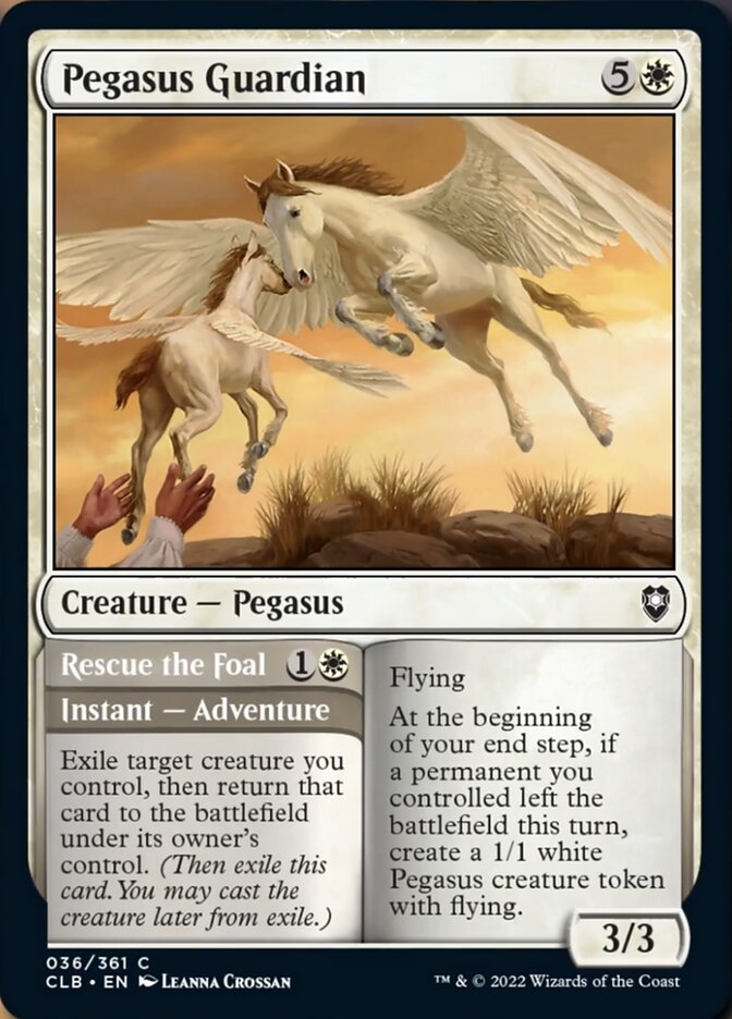 Pegasus Guardian // Rescue the Foal [Commander Legends: Battle for Baldur's Gate] | Gam3 Escape