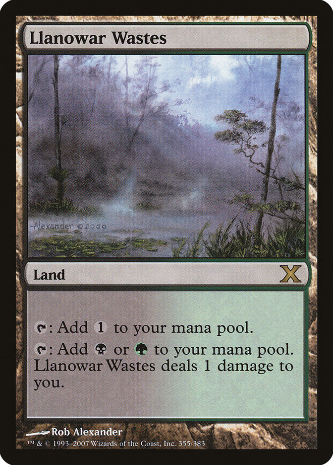 Llanowar Wastes [Tenth Edition] | Gam3 Escape